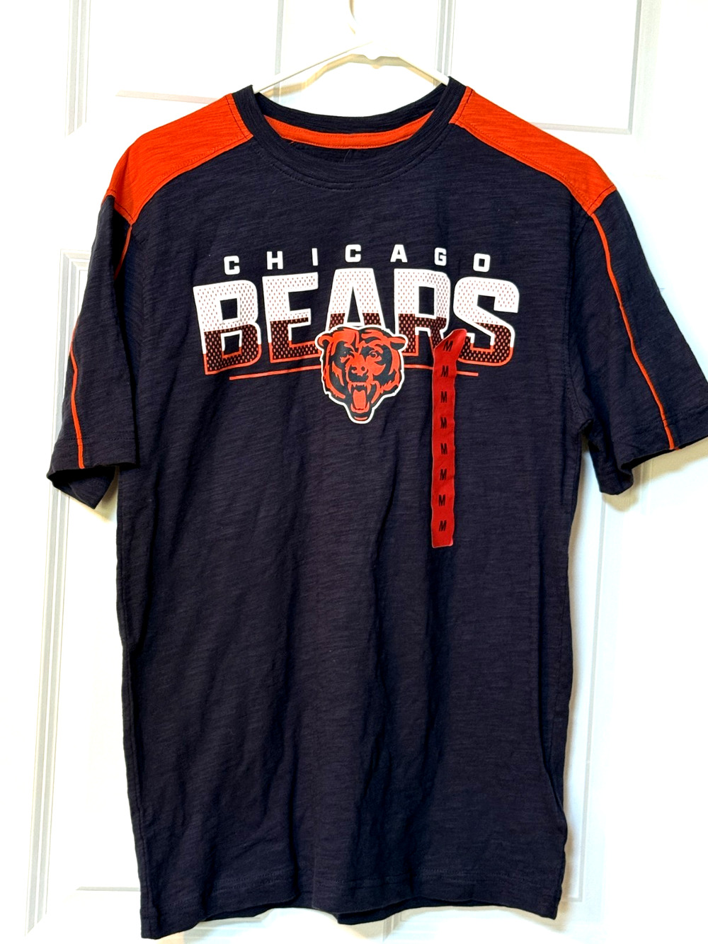 NFL Team Apparel Chicago Bears Mens Medium Blue Short Sleeve Jersey T-Shirt NWT